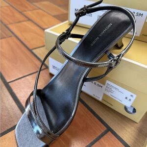 Michael Kors Metallic Black Heels
